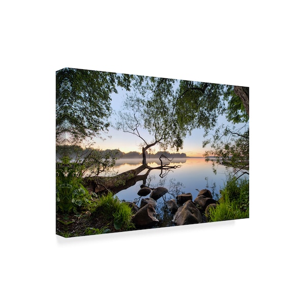 Keller 'Leaf Frame' Canvas Art,16x24